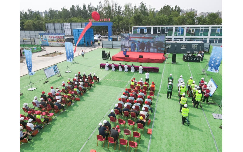 以演促練 以練備戰(zhàn)丨天華實業(yè)集團承辦2024年河北省滄州市孟村回族自治縣建筑施工領(lǐng)域生產(chǎn)安全較大事故綜合應(yīng)急演練